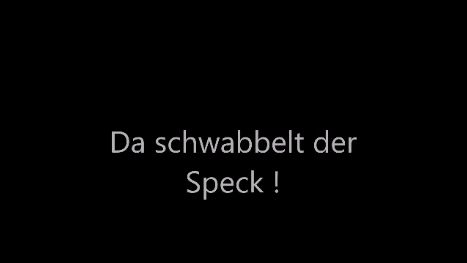MollySun's Porno Video: Da schwabbelt der Speck !